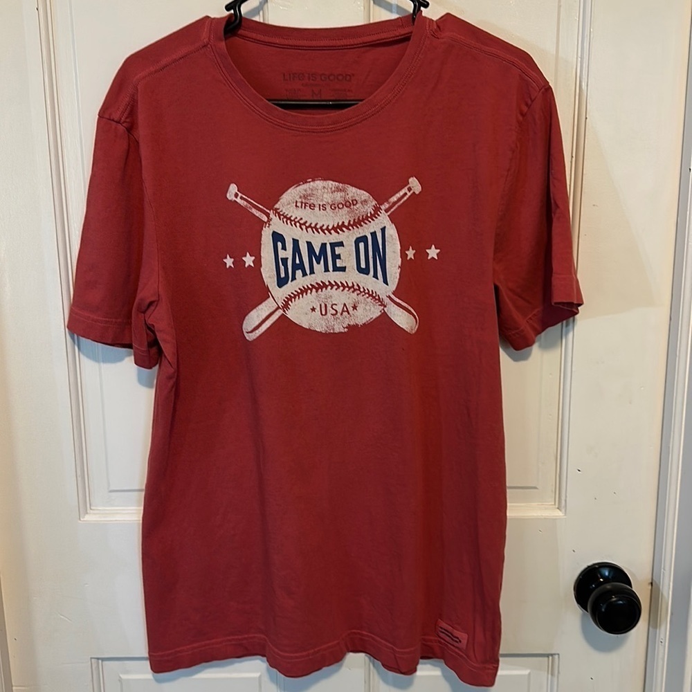 Life is Good Baseball Tee size medium